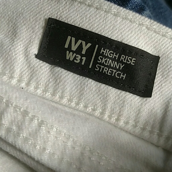 NWT Buffalo David Bitton Whte Hi Rise Skinny Jeans - Picture 6 of 7